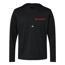 Product: Adidas Men's Lightweight Performance Quarter-Zip Hooded Pullover