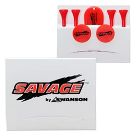 Product: Golf Tee Matchbook w/ Four 2 3/4" Tees, 2 Ball Markers, 1 Divot Tool