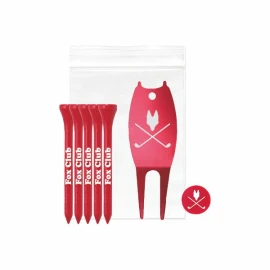 Product: Golf Tee pack w/5 Tees, 1 Ball Marker, 1 Aluminum Divot Tool
