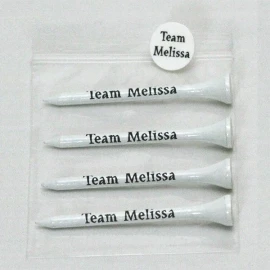 Product: Golf Combo Pack of Four 2 3/4" Tees & 1 Ball Marker