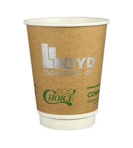 Product: 12 Oz. Kraft Brown Eco-Choice Insulated Cup