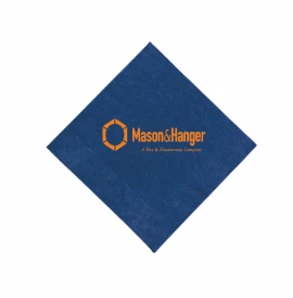 Product: Navy Blue 3 Ply Beverage Napkins