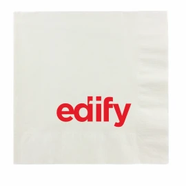 Product: White 3 Ply Luncheon Napkins