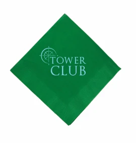 Product: Emerald Green 3 Ply Beverage Napkins
