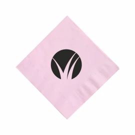 Product: Classic Pink Beverage Napkins