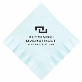 Product: Pastel Blue 3 Ply Beverage Napkins