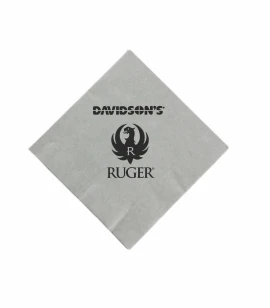 Product: Silver 3 Ply Beverage Napkins