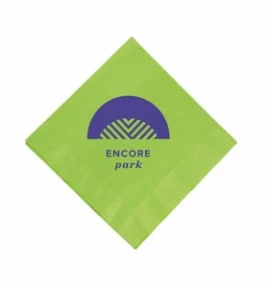 Product: Lime 3 Ply 3 Ply Beverage Napkins