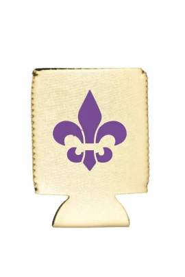 Product: Metallic Gold Neoprene Flat Can Cooler