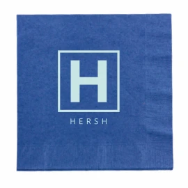 Product: Royal Blue 3 Ply Luncheon Napkins