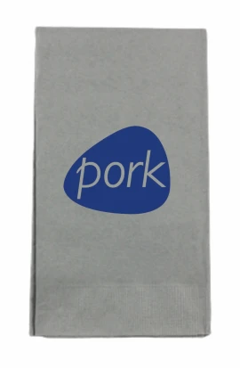 Product: Silver 3 Ply Paper Guest Towels