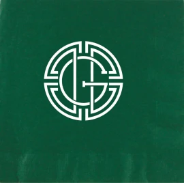 Product: Hunter Green 3 Ply Dinner Napkins