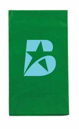 Product: Emerald Green 3 Ply Paper Guest Towels