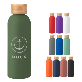 Product: 17 Oz. Blair Stainless Steel Bottle With Bamboo Lid