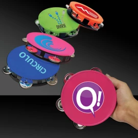 Product: Plastic Pad Printed Neon Tambourine