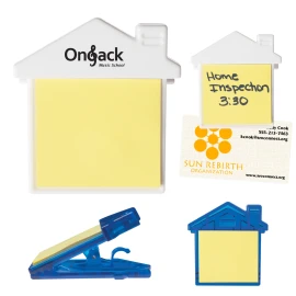Product: House Clip With Sticky Notes