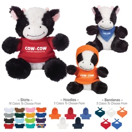Product: 6" Cuddly Cow