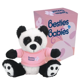 Product: 6" Big Paw Panda With Custom Box