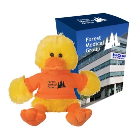 Product: 6" Delightful Duck With Custom Box