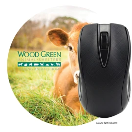 Product: Dye Sublimated Computer Mouse Pad - 5" Dia.