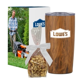 Product: 20 Oz. Woodtone Himalayan Tumbler With Stuffer And Custom Box