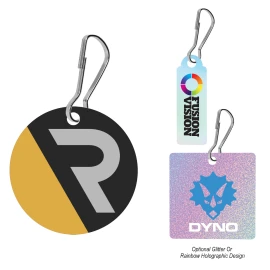 Product: Acrylic Zipper Pull - Custom Shape 3"