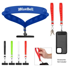 Product: Push Pop Phone Tether Wristlet