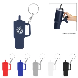 Product: Intrepid Tumbler Shaped Silicone Key Ring