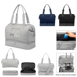 Product: The Weekender Mini Travel Bag With Drop Bottom