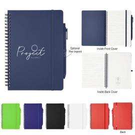 Product: REPREVE® Recycled Spiral Notebook with Pen