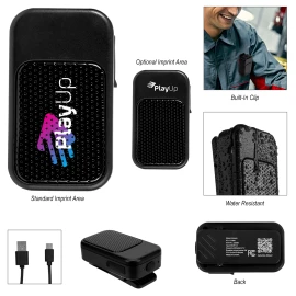 Product: Clip-On Mini Mesh Front Speaker