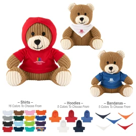 Product: 6" Barry Corduroy Bear