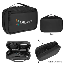 Product: rPET Tech Pouch With Easy Cord Access