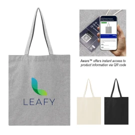 Product: Aware™ 4 Oz. Recycled Cotton Tote Bag