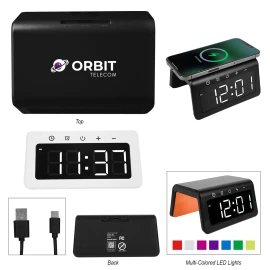 Product: 15W Light-Up Wireless Charger Alarm Clock