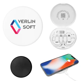 Product: Charging Cord & Adapter Set In Wireless Charging Case