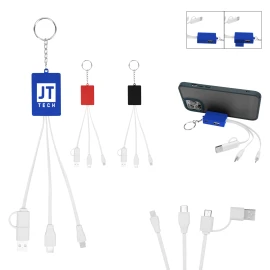 Product: Multi-Charging Cable USB Hub Keyring