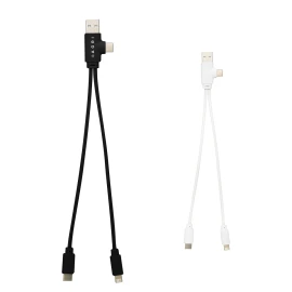 Product: Dual Connect Recycled Multi-Charge Cable