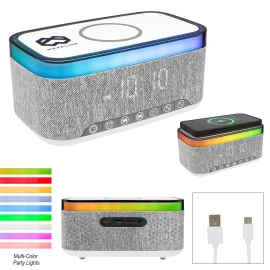 Product: Rise & Shine Clock With Light-Up Speaker & Charger
