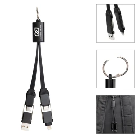 Product: Multi-Charge Cables With Round Carabiner