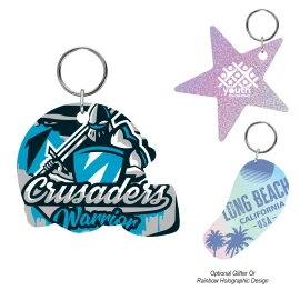 Product: Acrylic Key Tag - Custom Shape 6"