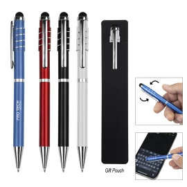 Product: Recycled Aluminum Spinner Pen With Stylus