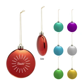 Product: Chrome Round Disk Ornament