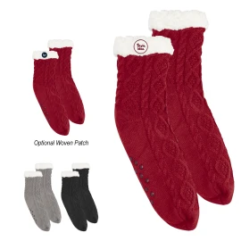 Product: Cozy Cable Knit Slipper Socks