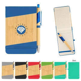 Product: Bamboo Look Jotter & Pen