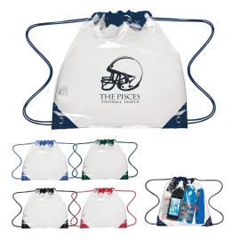 Product: Touchdown Clear EVA Drawstring Backpack