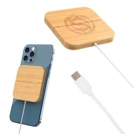 Product: Mag Max Bamboo Magnetic Wireless Charger 2.0