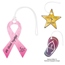 Product: Acrylic Bag Tag - Custom Shapes 9"