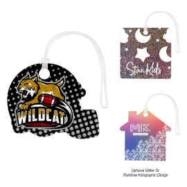 Product: Acrylic Bag Tag - Custom Shapes 6"