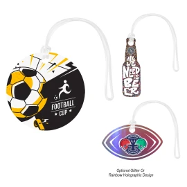 Product: Acrylic Bag Tag - Custom Shape 5"